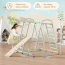 JAXPETY 9-in-1 Indoor Playground, Indoor Jungle Gym for Kids, Toddler Montessori Climbing Gym, Inside Play Gym with Slide, Swing, Monkey Bar, Ladder, Rings by TinyTreasures Baby Boutique