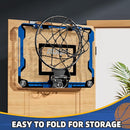 Indoor Basketball Hoop for Kids, Over The Door Mini Basketball Hoops, Mini Hoop with 4 Balls, Kids Basketball Hoop Sport Toys Gifts for 5 6 7 8 9 10 11 12+ Year Old Boys by TinyTreasures Baby Boutique