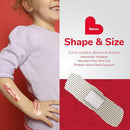 BioSwiss Bandages, Bacon Shaped Self Adhesive Bandage, Latex Free Sterile Wound Care, Fun First Aid Kit Supplies for Kids, 50 Count by TinyTreasures Baby Boutique