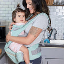 Baby Carrier - 6-in-1 Ergonomic Soft Carrier with Hip Seat and Large Storage, Front and Back Positions, Adjustable Waist Up to 43 Inches, for Infants Aged 2-36 Months, Weighing 6-45 lb by TinyTreasures Baby Boutique