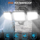 65W LED Flood Lights Outdoor, 6500LM, Waterproof, 6500K Motion Sensor Flood Lights Outdoor with Adjustable 3 Head Detected Floodlight for Outside Entryway Garage, Yard, Porch, 2Pack by GreenHaven Gardens