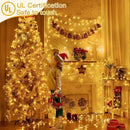 Ollny Christmas Lights Outdoor Waterproof, 1000LED 328FT Super Long String Lights with Remote 3 Timer, Plug in 8 Modes Fairy Light for Outside House Bedroom Xmas Decorations, Warm White by GreenHaven Gardens