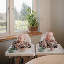 mushie Silicone First Feeding Baby Spoons | 2 Pack (Rose/Soft Lilac) by TinyTreasures Baby Boutique