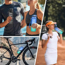 Enerbone Water Bottle, Leakproof BPA & Toxic Free, Motivational Water Bottle with Times to Drink and Straw, Fitness Sports Water Bottle with Strap for Office, Gym, Outdoor Sports by CozyNest Decor
