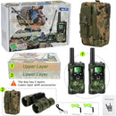 Walkie Talkies for Kids Toys for Boys Aged 5+ Outdoor Toys 2 Way Radio 22 Channel 3 Miles Range for Camp Hunt Adventure Game Birthday 6 7 8 9 10 Year Old Boys Gifts (Green) by TinyTreasures Baby Boutique