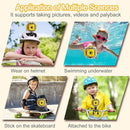 PROGRACE Kids Waterproof Camera - 3 4 5 6 7 8 9 10 Year Old Girl Birthday 1080P HD Underwater Video Camera for Kids Pool Toys Toddler Digital Cameras with 32GB Card Yellow by TinyTreasures Baby Boutique