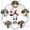 Solar Garden Gnomes Statue with Succulent and 4 LED Lights - Solar Lantern Gnomes Decorations for Yard Outdoor gnome Decorations for Garden, Patio Gnome Gifts for Mom by CozyNest Decor