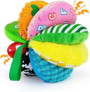 8-in-1 Sensory Balls for Infant Toddlers,Rainbow Fabric Baby Toy for Sensory Development,Montessori Toys for Babies 6-12 Months,8 Different Sensory Tactile Textures with Crinkle Rattle Squeakers by TinyTreasures Baby Boutique
