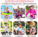 Agoigo Kids Waterproof Camera - Children Underwater HD Video Digital Camcorder, Portable Travel Toy for Toddler - Ideal Christmas Birthday Gifts for Boys Girls Age 3-12 with 32GB Card (Pink) by TinyTreasures Baby Boutique