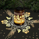 KY&BOSAM Solar Lanterns Outdoor Waterproof Rose Hummingbird Garden Decor Birthday Gift for Women Mom Grandma Hangings Solar Lights Metal Diwali Decoration Outside Lantern for Yard Patio Backyard Porch by GreenHaven Gardens