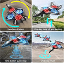4DRC V31 Foam RC Planes Remote Control Airplanes for Kids Adults 4-7 8-16, Remote Control Planes Fighter Jet with Light, 360° Flip Fighter Jet Toy, Gravity Sensing, Stunt Roll, Gifts for Kids Boys by TinyTreasures Baby Boutique
