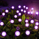 Solar Garden Lights Outdoor, Waterproof Solar Powered Lights for Yard Pathway Patio, Swaying Lawn Decor as Gardening Gifts for Women Holiday (Purple, 6 Pack 36 LED) by CozyNest Decor