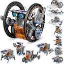 13-in-1 Solar Robot Toys for Ages 8 9 10 11 12 Year Old Boys Girls, STEM Science Kits for Kids Age 8-12, Building Experiments Robotics Kit STEM Projects for Kid Christmas Birthday Gifts (Gray) by TinyTreasures Baby Boutique