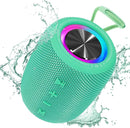 Portable Bluetooth Speaker, BT5.3 Wireless Speaker 20W Bass Diaphragms with Multi LED Light Dynamic Modes, IPX6 Waterproof 16H Playtime supports FM Mode, TF, USB for Home, Cycling, Outdoor, Beach by TinyTreasures Baby Boutique