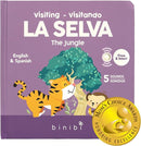Binibi Spanish Books for Babies & Toddlers 1-3 La Selva Bilingual Sound Book with Jungle Animal Sounds | Bilingual Children's Book | Support Spanish Learning for Kids | Libro en español para bebés by TinyTreasures Baby Boutique