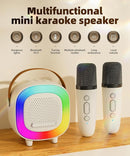 Mini Karaoke Machine Speaker for Kids Adults, Portable Bluetooth with 1 Wireless Microphones, Children's Day Birthday Gift Ideas for Toys for Teens Boys and Girls Aged 4, 5, 6, 7, 8, 9, 10, 11, 12+ by TinyTreasures Baby Boutique
