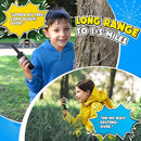 Wishouse Walkie Talkies for Kids Rechargeable Long Range,Xmas Birthday Gift for 4 5 6 7 8 9 Year Old Boys Girls,Hiking Gear Camping Games Cool Toys with NOAA,SOS Siren,Lamp,Lanyards,Easy to Use,4 Pack by TinyTreasures Baby Boutique