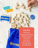 SimplyFun Asymbol - A Building and Communication Game That Challenges Your Creativity & Imagination - 3 to 6 Players - A Game for Kids Ages 8 & Up by TinyTreasures Baby Boutique