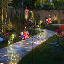 Larekook Solar Outdoor Watering Can Lights Decorative Path Lights, Metal Glass Solar Garden Light Outdoor Waterfall Decor Ornament for Yard Lighting Outside Flag by GreenHaven Gardens