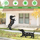 Pack 2 Dog Metal Garden Decor for Outside,Dachshund Silhouette Garden Stakes,Garden Statues for Yard,Lawn,Pathway by GreenHaven Gardens