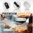 Griddle Accessories Kit for Blackstone Griddle- Stainless Steel Flat Top Grill Tools Set with Spatulas, Basting Cover & Carry Bag - Complete BBQ Cooking Kit for Outdoor, Backyard (Ideal Gift for Men) by GreenHaven Gardens