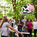 WERNNSAI Dairy Cow Piñata - Farm Animal Party Game Cow Pinata for Girls Birthday Party Decorations Kids Happy Party Favor Supplies with Bat Blindfold, Farm Theme Candy Toys Filler by TinyTreasures Baby Boutique