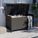 Grand patio 170 Gallon Deck Storage Box Deck Box Outdoor Storage Box Indoor Wicker Storage Bin Patio Storage Box for Patio Furniture Cushions Garden Tools Pool Accessories, Light Brown by GreenHaven Gardens