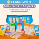 500+ Spanish Vocabulary Flash Cards for Adults & Kids Ages 15+ - Verb Conjugation, Nouns, Adjectives & Phrases to Learn Spanish for Adult Beginners Flashcards by TinyTreasures Baby Boutique