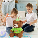 Cuteoy Happy Birthday Bear Musical Stuffed Animal Shaking Singing Dancing Plush Toy Electric Interactive Animated Plushies Gifts for Kids Girls Boys by TinyTreasures Baby Boutique