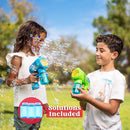 JOYIN 3 Bubble Guns Kit with 3 Solutions for Kids, Bubble Blaster for Summer Toy, Party Favors, Birthday, Outdoor & Indoor Activity, Birthday Gift by TinyTreasures Baby Boutique