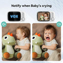 No WiFi Baby Monitor with Camera and Audio,Lag-Free Connection,Plug & Play,IPS Screen,HD Camera,Night Vision, 2-Way Talk,8 Lullabies,1000ft Range,Portable Baby Monitor,2025 Parents' Trusted Choice by TinyTreasures Baby Boutique