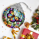 Butterfly Stained Glass Suncatcher, Jocidea Butterfly Ornament, Butterfly Christmas Ornament, Holidays Ornaments, Christmas Tree Ornament, Butterfly Decor, Gifts for Butterfly Lovers by GreenHaven Gardens
