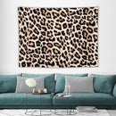 HZOHNAGO Leopard Print Tapestry Rustic Brown Leopard Wild Animal Printed Wall Tapestry Painting Wall Hanging for Bedroom Living Room Dorm 80" W x 60" H by CozyNest Decor