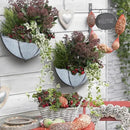 yosager 3 Pack Galvanized Metal Umbrella Wall Planter, Hanging Wall Flower Holder, Succulent Hanger Vase Indoor Outdoor Rustic for Garden Home Wall Decor by GreenHaven Gardens
