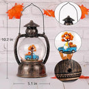 Fall Snow Globes, Blue Truck Pumpkin and Gnome Scene Snow Globes, Glittering Lantern with Timer, Snow Globe Lantern USB or Battery Powered for Fall Festival Thanksgiving Day Decor by CozyNest Decor