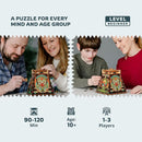iDventure Cluepuzzle Pyramid of The Sun | Puzzle Box with Jigsaw Puzzle | Escape Room Game | Treasure Box | 3D Wooden Puzzle | Sequential Puzzles Puzzle Box Adults and 10+ | Money Gift Box by TinyTreasures Baby Boutique