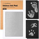 1-Pack Inkless Baby Hand and Footprint Kit - Mess Free Ink Pad for Newborn Keepsake, Dog Nose & Paw Print Kit, Clean Touch Ink Pad for Baby Hand & Footprints, Ideal New Mom Gifts(Silver, Jumbo) by TinyTreasures Baby Boutique