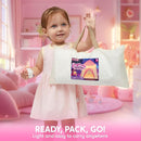 JOYIN Pink Princess Tent for Girls with LED Star Lights-Indoor & Outdoor Large Playhouse Kids Castle Play Tent for Children Indoor and Outdoor Games by TinyTreasures Baby Boutique