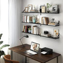 Heimlove 48 Inch Large Wall Bookshelves Set of 3, Wall Mounted Bookshelves,Heavy Duty Wooden Shelves for Living Room,Bedroom,Kitchen,Laundry Room Storage & Decor by CozyNest Decor