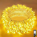 66ft 200 LED String Lights Indoor Clear Wire, 8 Modes Warm White Christmas String Lights Plug in Fairy Lights for Bedroom, Waterproof Twinkle Light for Classroom Tree Holiday Christmas Decorations by GreenHaven Gardens