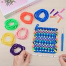 IQKidz Weaving Loom Kit Toys, DIY Arts and Crafts for Kids and Adults, Ideal Gifts for Girls Ages 5 6 7 8-12 13, Easy Potholder Loom Knitting Activity for Beginners, 224 Craft Loops by TinyTreasures Baby Boutique