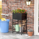 Raised Garden Bed, Raised Planter Box with Legs, Outdoor Metal Elevated Garden Bed, Small Standing Raised Beds Flower Bed for Gardening, Backyard, Balcony, Patio by GreenHaven Gardens