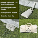 Mosquito Net for Patio 8.2 x 8.2 FT | Very Large Sizes & Fabric Designed for Outdoors | Insect House Screen Netting for Gazebo, Porch & Garden Terrace | White Outside Canopy Bug Protection by GreenHaven Gardens