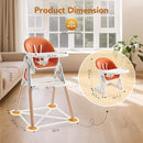 CoziBB Baby High Chair, 6 in 1 Convertible Growing Baby Highchairs for Babies and Toddlers, Baby Chair with Adjustable Dining Tray and Seat, 5-Point Safety Belt,White by TinyTreasures Baby Boutique