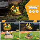 Gifts for Mom Solar LED Light Bird Statue Garden Art Decorations Balcony Bird Feeder Resin Stone Sculptures Women's Succulent Night Lights by GreenHaven Gardens