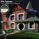 Outdoor Christmas Laser Lights Star Projector, Garden Laser Light with Moving Firefly for Outdoor, Indoor, Christmas, Holiday by GreenHaven Gardens