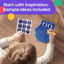 Magnetic Drawing Board for Kids & Toddlers with Beads and Magnet Stylus Pen - Magnetic Travel Toy for Airplane & Car Ride Activities for Kids by TinyTreasures Baby Boutique