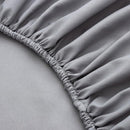 NTBED 4 Pieces Construction Toddler Bedding Set for Baby Boys,Tree Truck Vehicles Excavator Cars Printed, Includes Comforter, Flat Sheet, Fitted Sheet and Pillowcase,Light Grey by TinyTreasures Baby Boutique