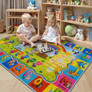 STARUIA ABC Rug for Kids Playroom, Classroom Floor Play Mat for Kids, Preschool Educational Rug for Learning Alphabet Animals Numbers Months, ABC Carpet Play Rug for Nursery Kid Room Decor (39"X59") by TinyTreasures Baby Boutique