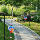 Starsoul 2 PC Hot Air Balloon Solar Lantern with Flame Glass Outdoor Hanging Hot Air Balloon Solar Light Waterproof Garden Patio Yard Party Decorations by GreenHaven Gardens